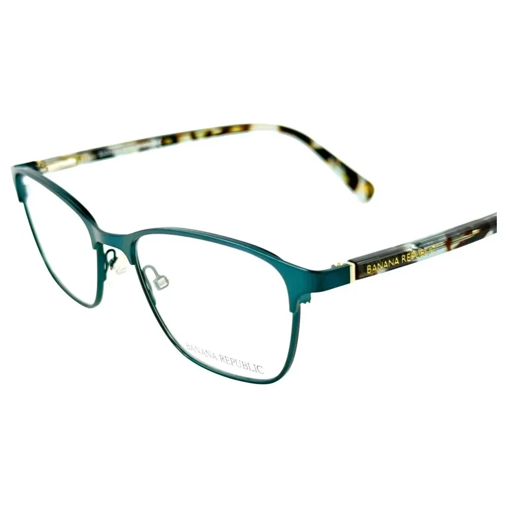 Banana Republic Camila  Womens Metal Eyeglass Frame Z19 Teal 51-17 w Case
